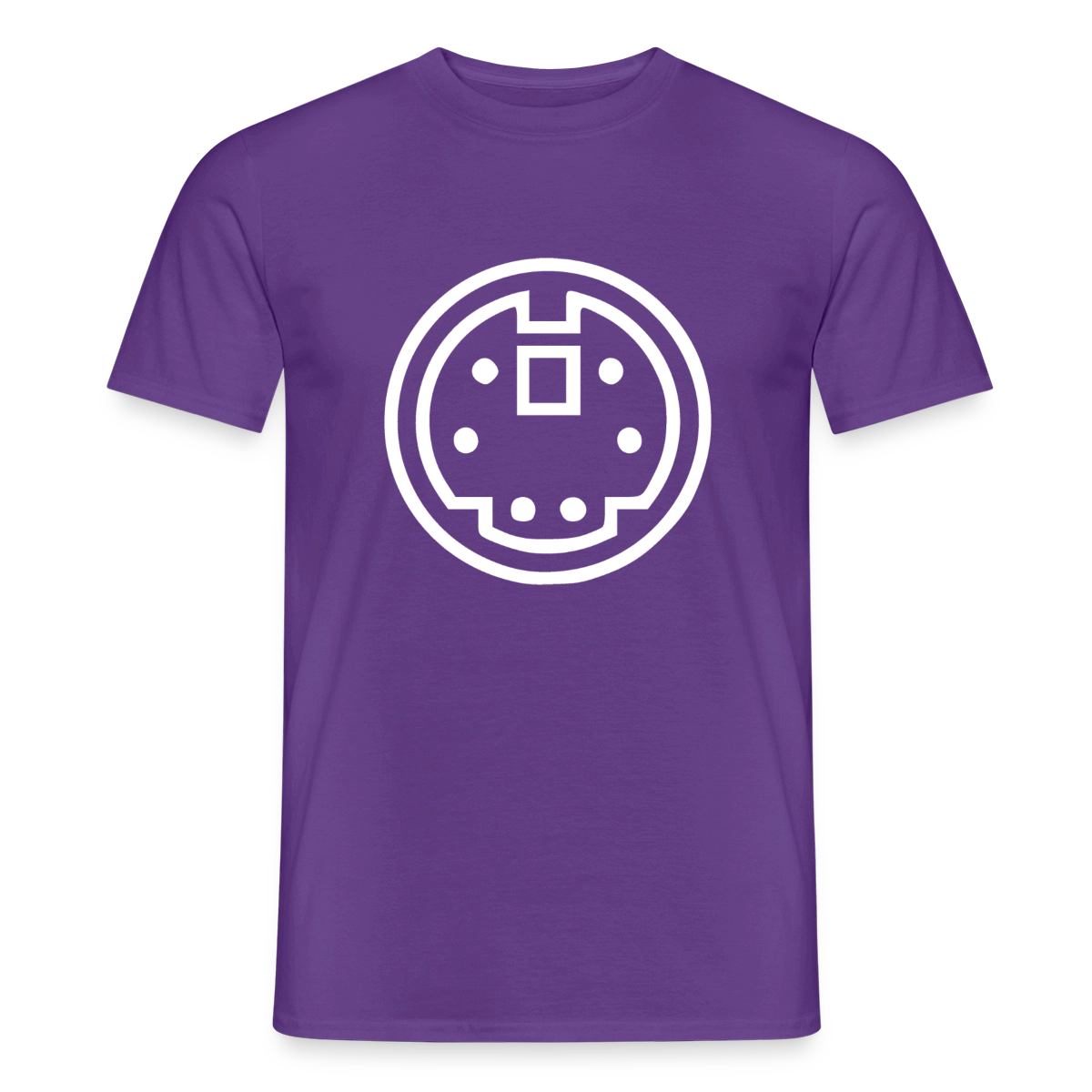 "PS/2" Motiv-T-Shirt für Männer, Farbe Lila