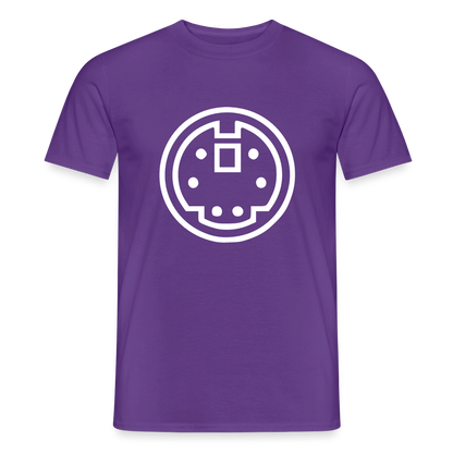 "PS/2" Motiv-T-Shirt für Männer, Farbe Lila