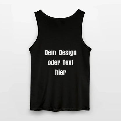 Gildan Männer Tank Top - personalisierbar - Schwarz