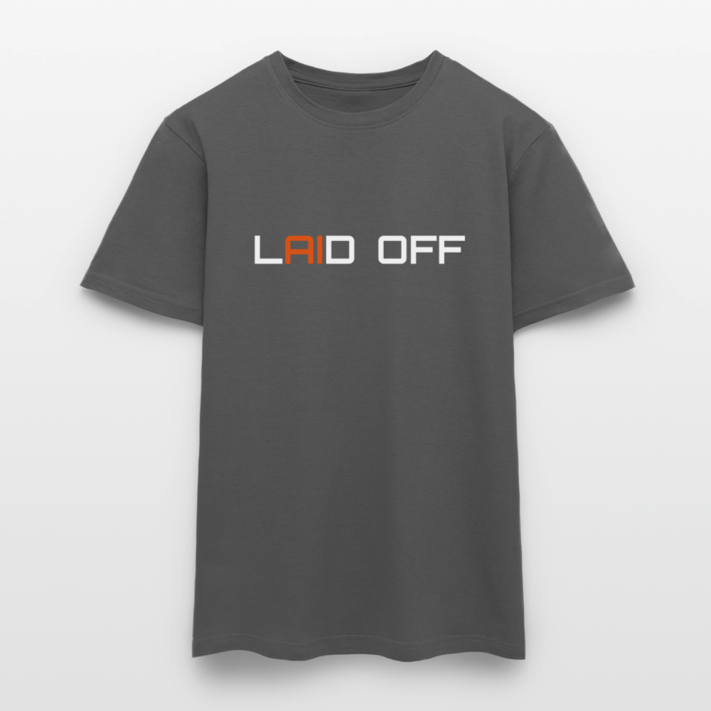 Männer T-Shirt "Laid off" - Anthrazit