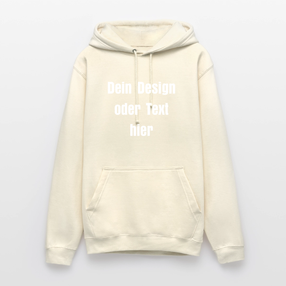 Unisex Hoodie - personalisierbare Vorder- und Rückseite - Vanille-Milchshake