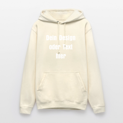 Unisex Hoodie - personalisierbare Vorder- und Rückseite - Vanille-Milchshake