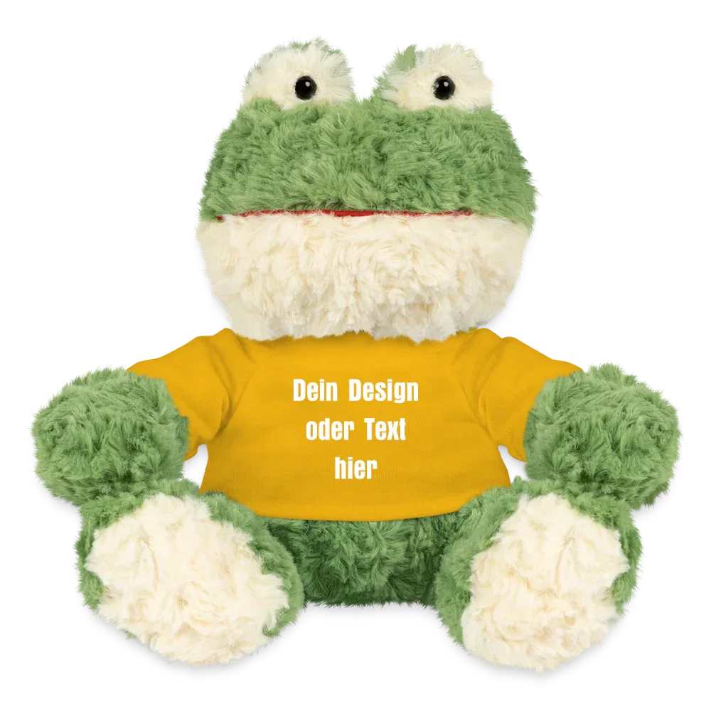 MiniFeet® Frosch Torge - personalisierbar - Sonnengelb