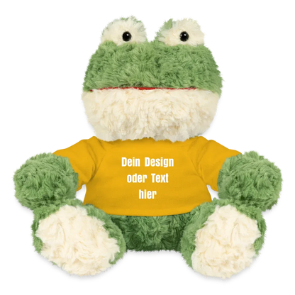 MiniFeet® Frosch Torge - personalisierbar - Sonnengelb