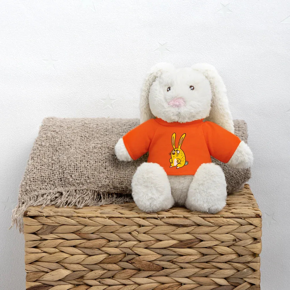 MiniFeet® RecycelHase® Creme - personalisierbar - Goldorange