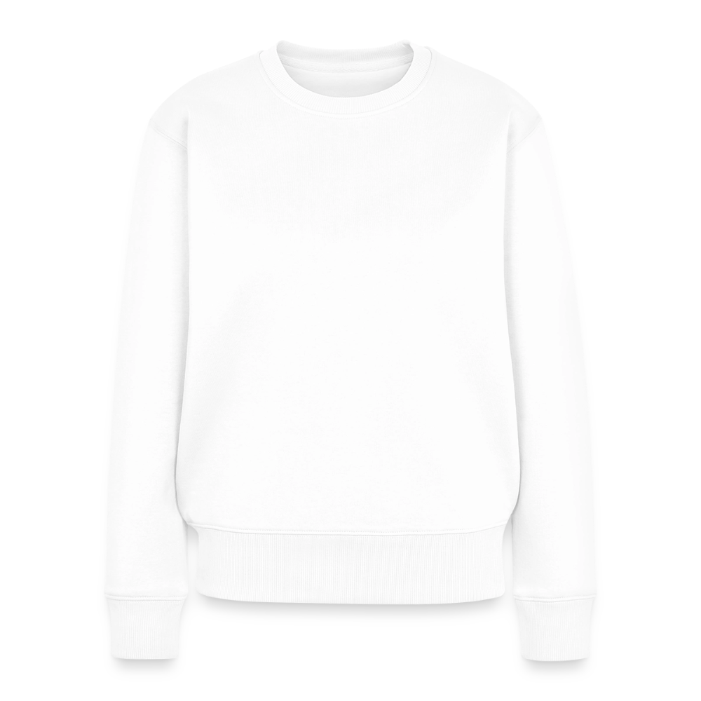 Frauen Premium Pullover - personalisierbar - Weiß