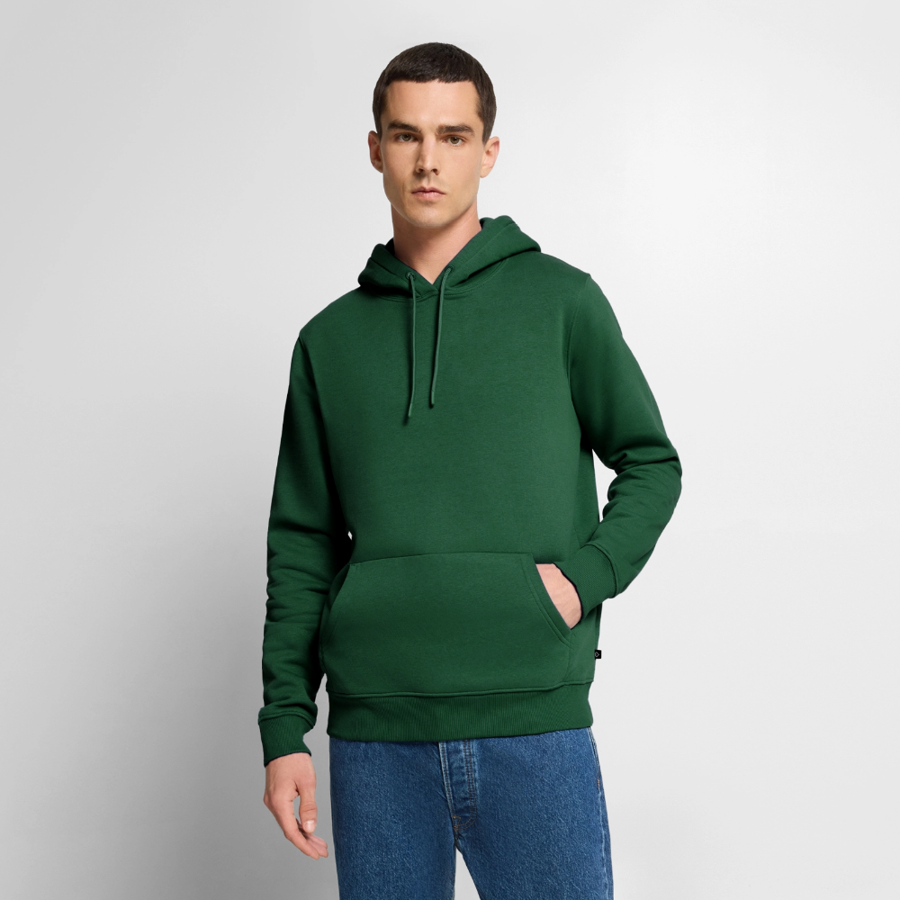 Männer Premium Hoodie - personalisierbare Vorder- und Rückseite - Flaschengrün