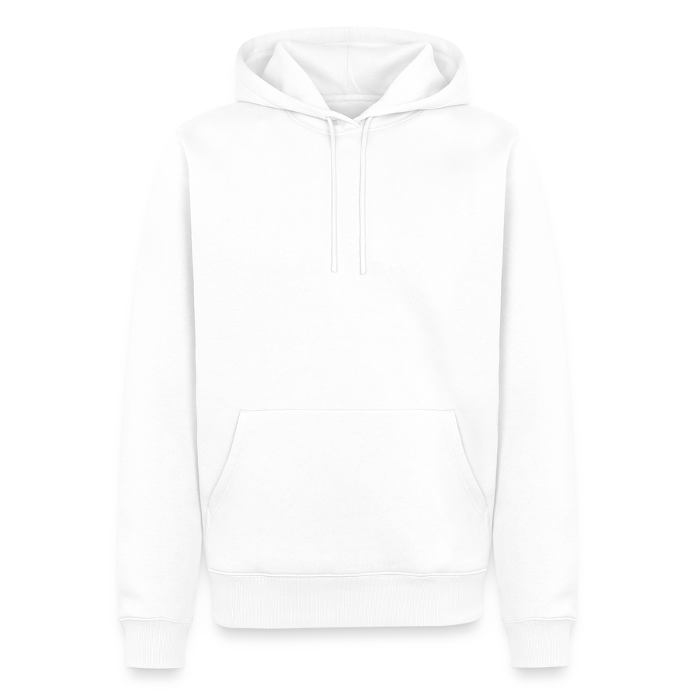 Männer Premium Hoodie - personalisierbare Vorder- und Rückseite - Weiß