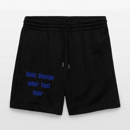 Stanley/Stella Unisex Bio Joggingshorts Trainer - personalisierbar - Schwarz