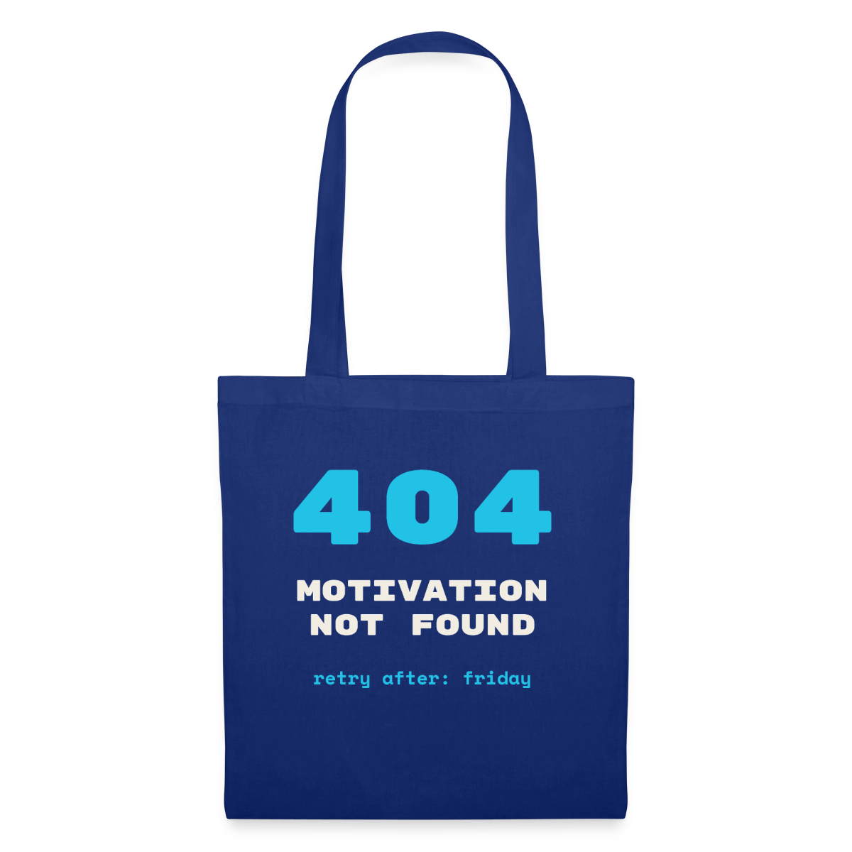 404 Motivation not found. Retry after: friday Stoffbeutel, Farbe Royalblau