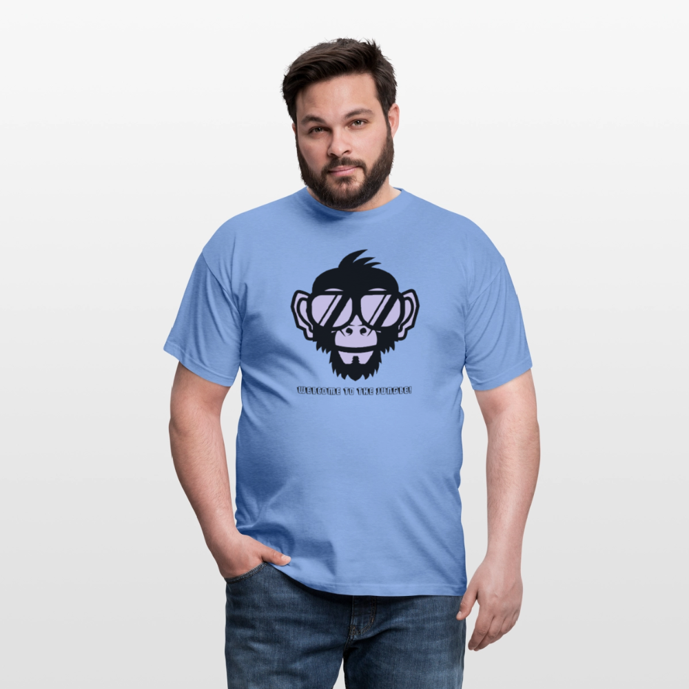 "Welcome to the Jungle" Motiv-T-Shirt für Männer - Carolina Blue