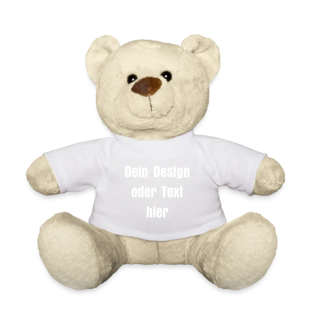 Teddy - personalisierbar - Weiß