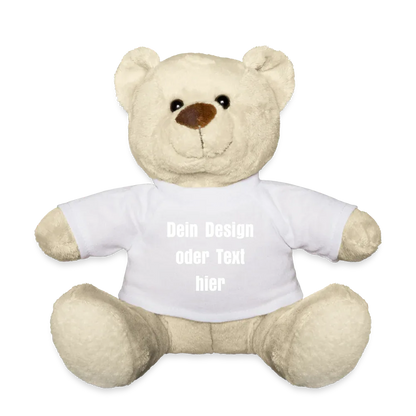 Teddy - personalisierbar - Weiß