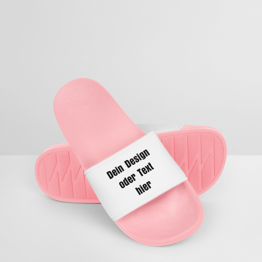 Frauen Badelatschen - personalisierbar - Hellrosa