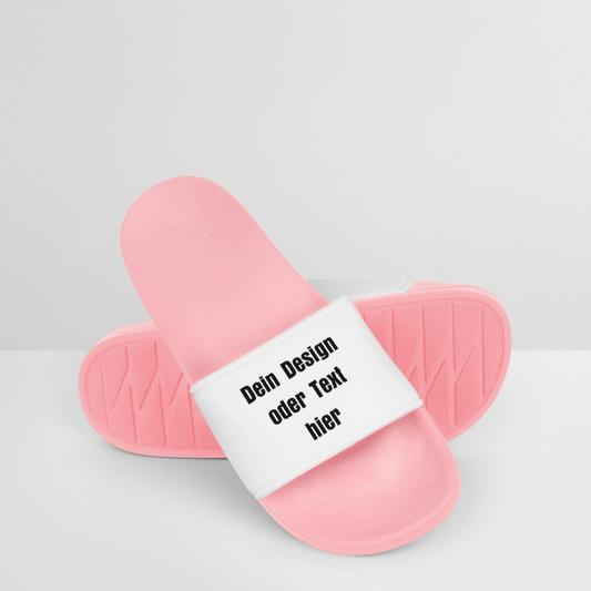 Frauen Badelatschen - personalisierbar - Hellrosa