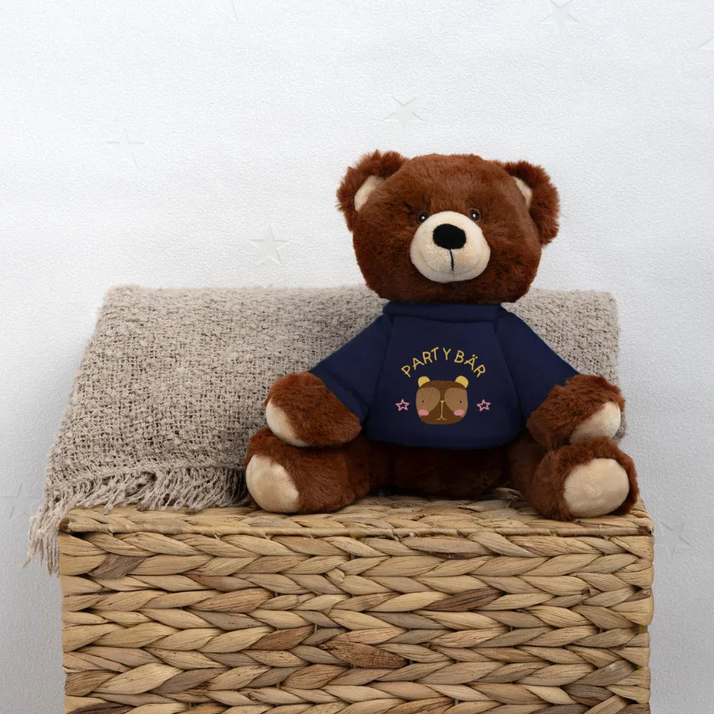 MiniFeet® RecycelBär® Braun - personalisierbar - French Navy