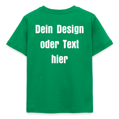 Kinder T-Shirt - personalisierbare Vorder- und Rückseite - Kelly Green