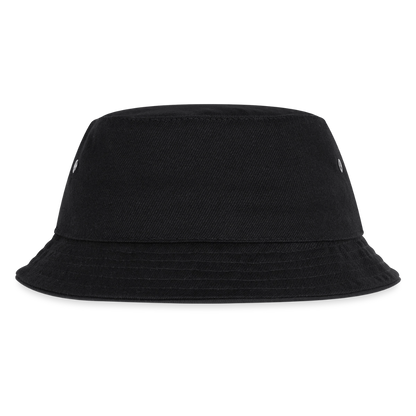 Kinder Bucket Hat - personalisierbar - Schwarz