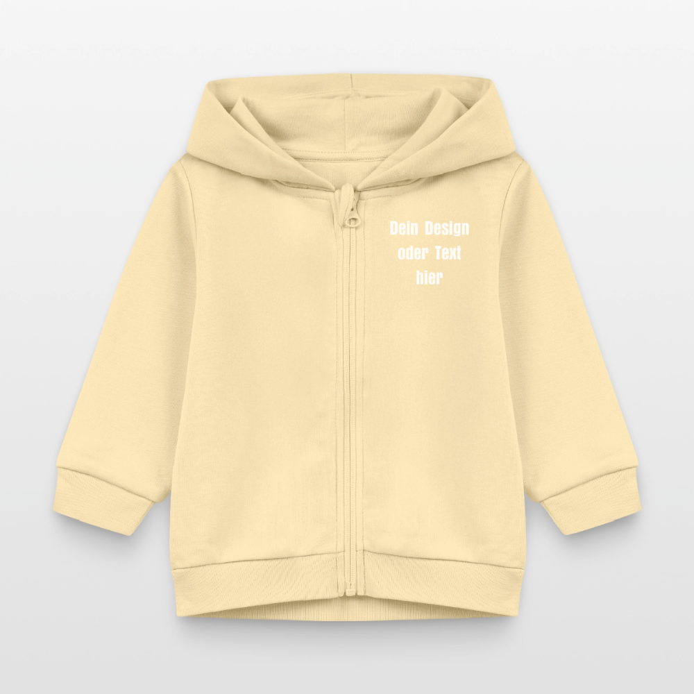 Stanley/Stella Bio Zip Hoodie BABY CONNECTOR - personalisierbar - Creme