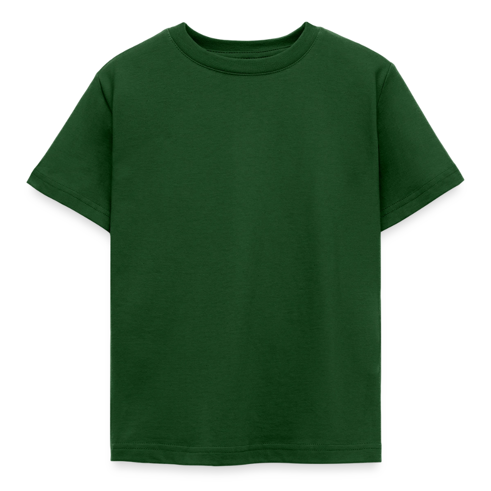 Kinder T-Shirt - personalisierbare Vorder- und Rückseite - Forstgrün 