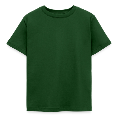 Kinder T-Shirt - personalisierbare Vorder- und Rückseite - Forstgrün 