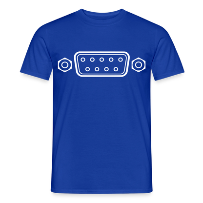 DB-9 RS-232 Retro T-Shirt für Herren - Dunkelblau