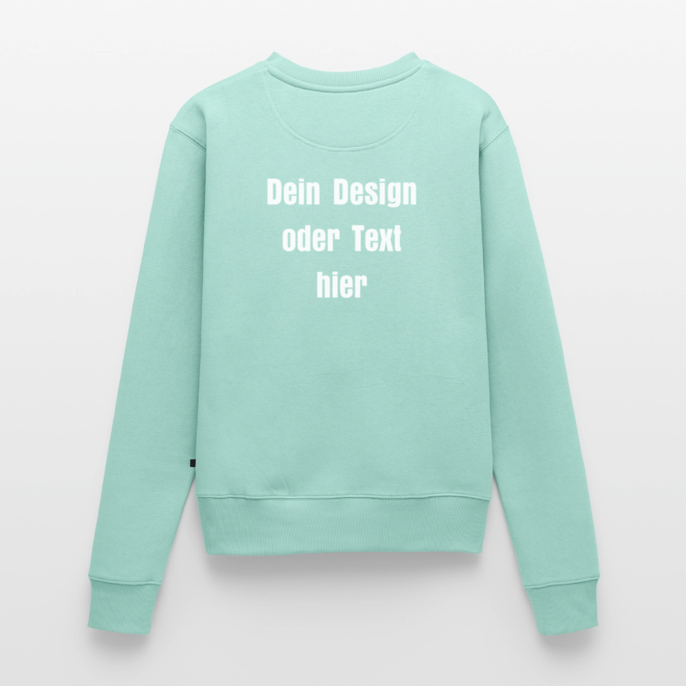 Frauen Premium Pullover - personalisierbar - Mint 