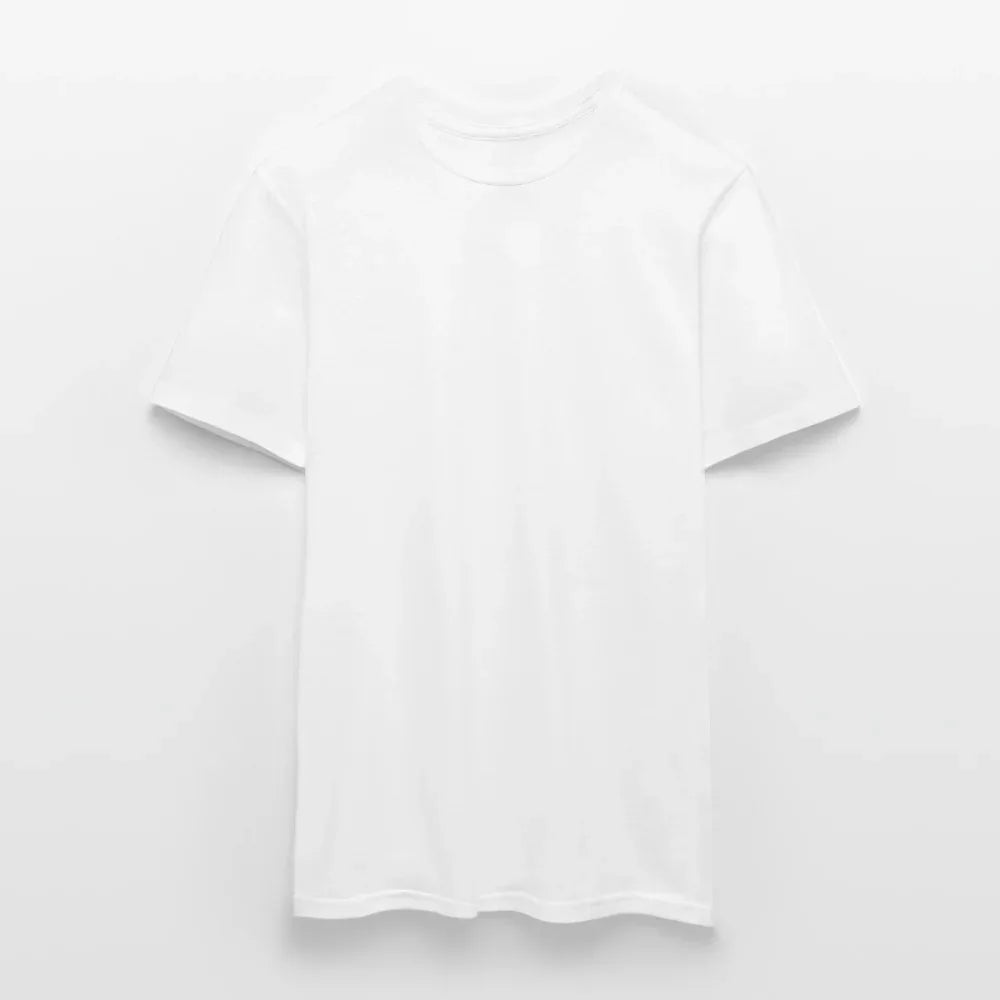 Männer T-Shirt - personalisierbare Vorder- und Rückseite - Weiß