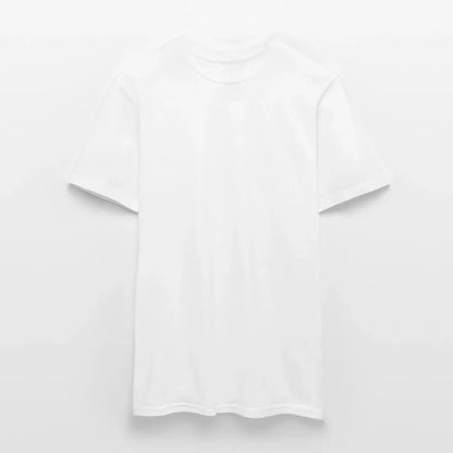 Männer T-Shirt - personalisierbare Vorder- und Rückseite - Weiß