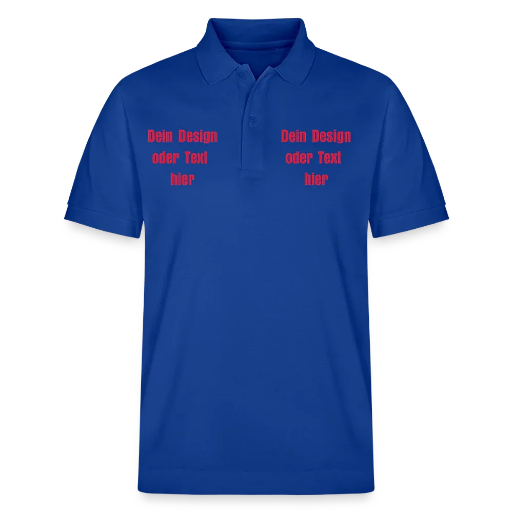 Stanley/Stella Unisex Bio-Poloshirt PREPSTER - personalisierbar - Dunkelblau