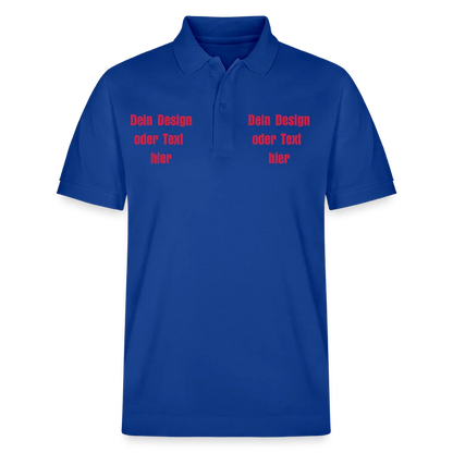 Stanley/Stella Unisex Bio-Poloshirt PREPSTER - personalisierbar - Dunkelblau