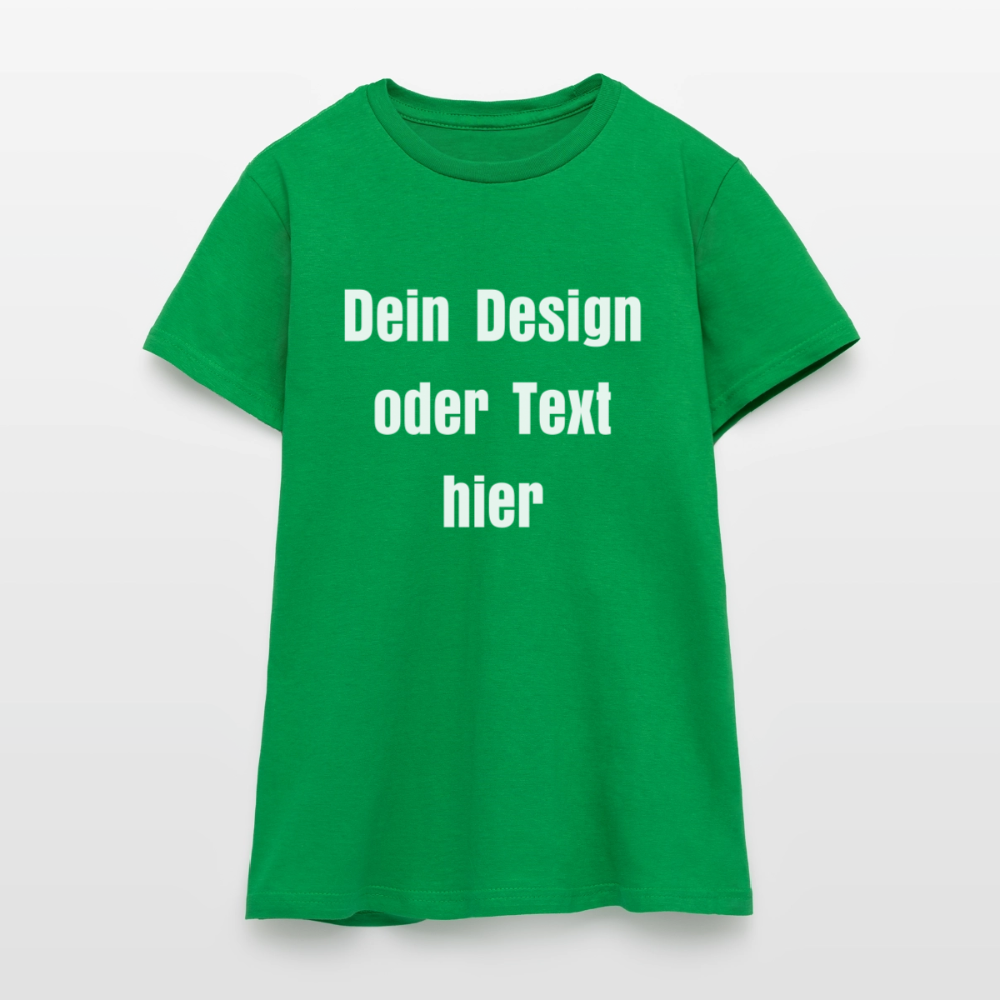 Frauen T-Shirt - personalisierbare Vorder- und Rückseite - Kelly Green