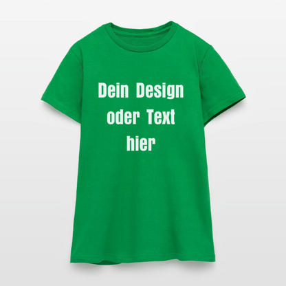 Frauen T-Shirt - personalisierbare Vorder- und Rückseite - Kelly Green