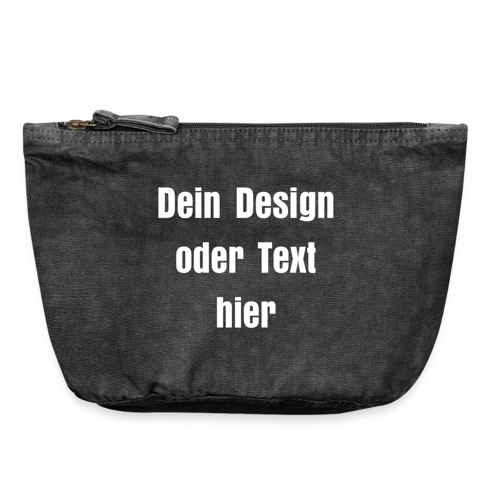 VINTAGE Täschchen - personalisierbar - Vintage Schwarz