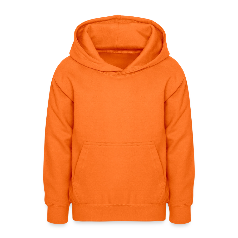 Teenager Hoodie - personalisierbare Vorder- und Rückseite - Orange