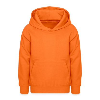 Teenager Hoodie - personalisierbare Vorder- und Rückseite - Orange