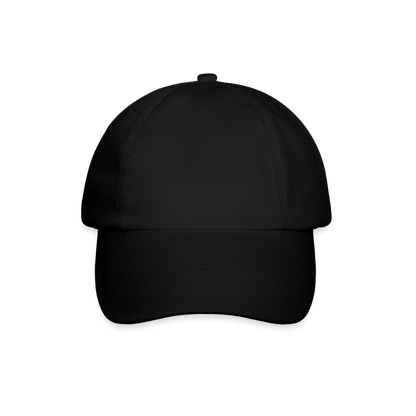 Baseballkappe - personalisierbar - Schwarz/Schwarz