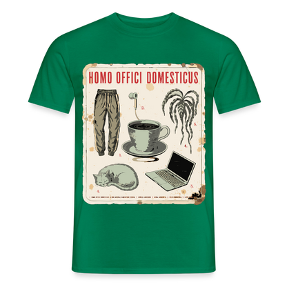 Homo Offici Domesticus Motiv-T-Shirt für Männer, Farbe Kelly Green