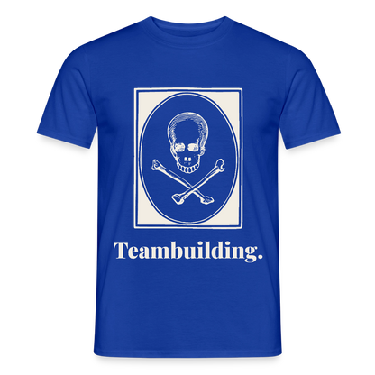 "Teambuilding." Motiv-T-Shirt für Männer, Farbe Dunkelblau