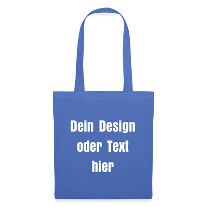Stoffbeutel aus 100% Baumwolle - personalisierbar - Hellblau