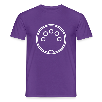 "DIN 41524" Motiv-T-Shirt für Männer, Farbe Lila