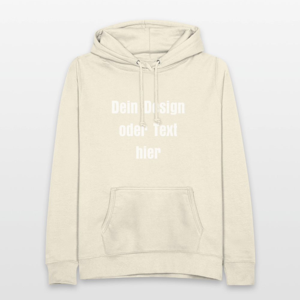 Frauen Hoodie - personalisierbare Vorder- und Rückseite - Vanille-Milchshake