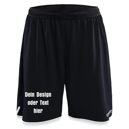 CRAFT Progress Frauen Basketballshorts - personalisierbar - Schwarz