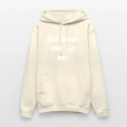 Unisex Hoodie - personalisierbare Vorder- und Rückseite - Vanille-Milchshake
