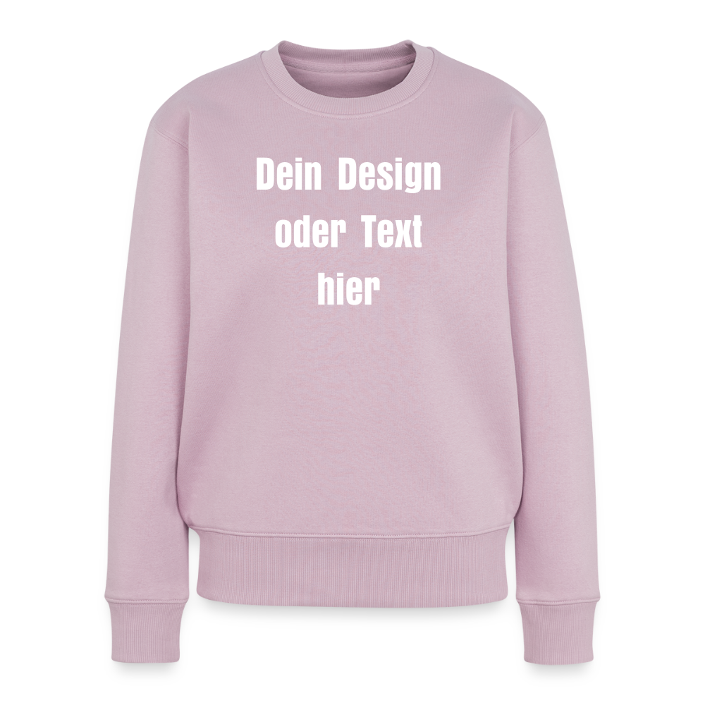 Frauen Premium Pullover - personalisierbar - Altrosa