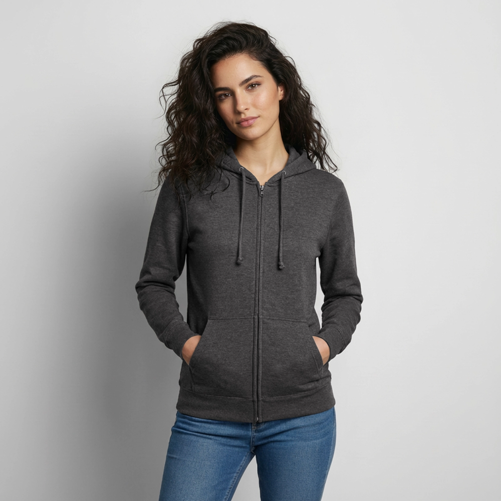 Unisex Kapuzenjacke - personalisierbare Vorder- und Rückseite - Anthrazit