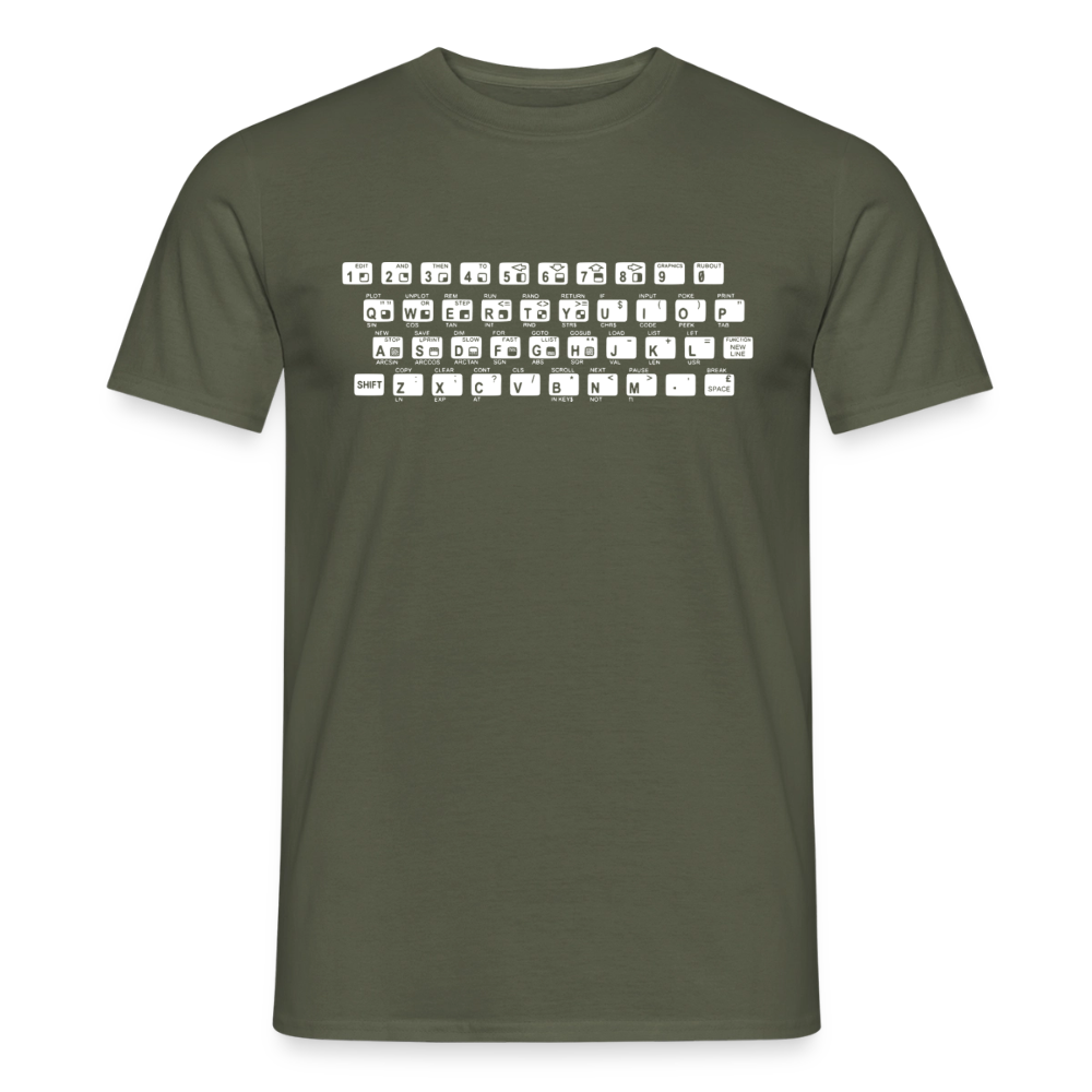 48K ZX Spectrum Retro T-Shirt für Herren - Militärgrün