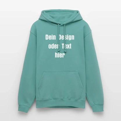 Unisex Hoodie - personalisierbare Vorder- und Rückseite - Pastelltürkis