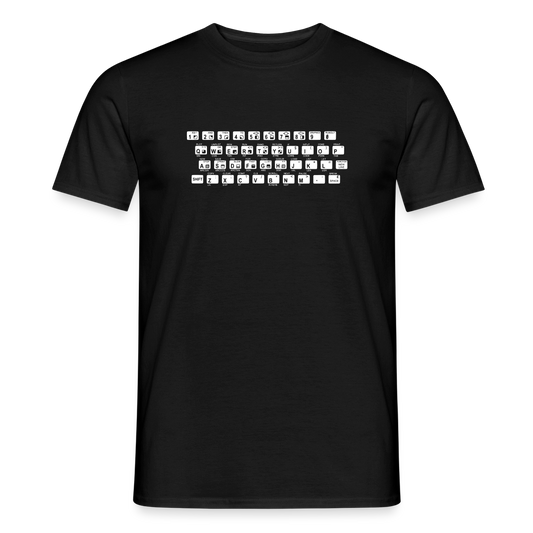 48K ZX Spectrum Motiv-T-Shirt für Männer, Farbe Schwarz
