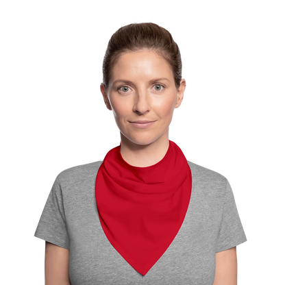 Bandana 100% Baumwolle für Sie und Ihn - personalisierbar - Rot